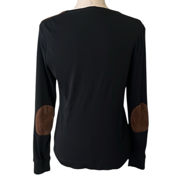 Lauren Ralph Lauren Long sleeve Pullover with Elbow Patches - Picture 7 of 11
